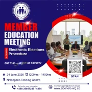 [NOTICE]: Member Education Meeting in Nhlangano
